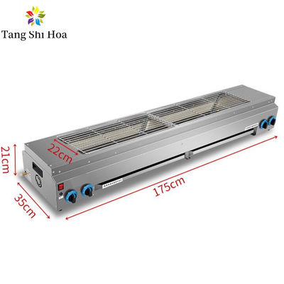 Barbekü Dumansız Barbekü Izgara için Paslanmaz Çelik Masa Dumansız Elektrikli Izgara